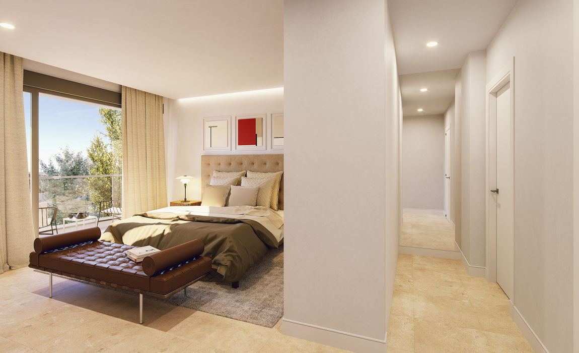 Chalets Obra Nueva Valladolid Valdavia Homes Dormitorio principal