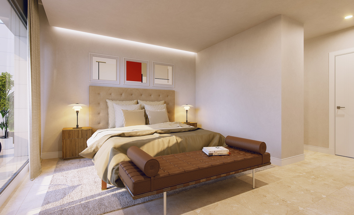 Chalets Obra Nueva Valladolid Valdavia Homes Dormitorio principal